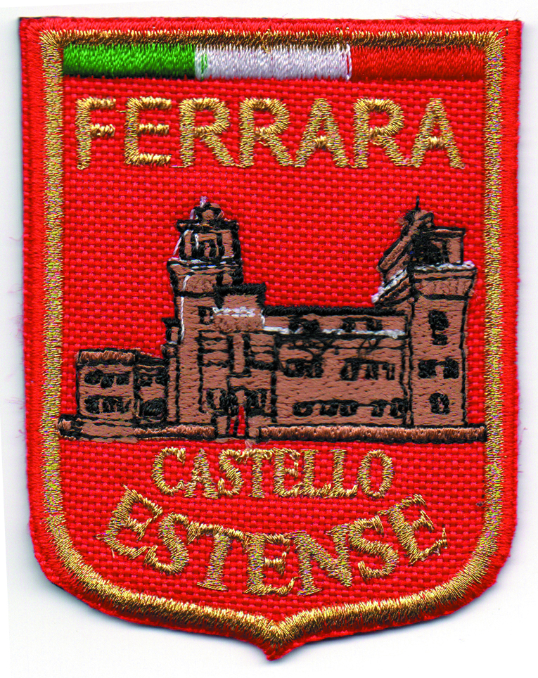 99-06-55-0002 Toppe Ferrara Castello Rosso CONFEZIONI da 10 Pz.
