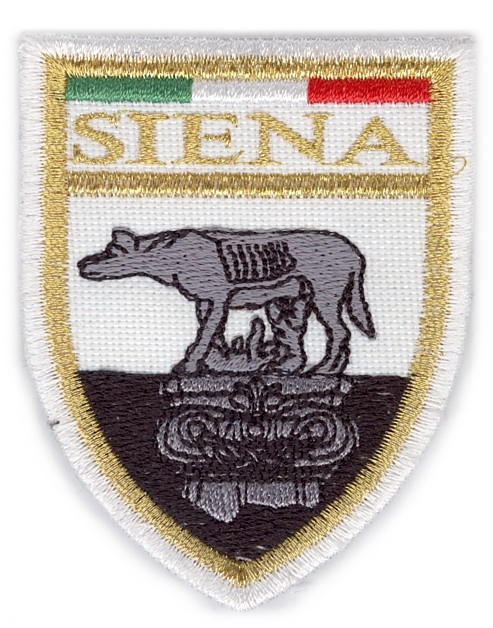 99-06-05-0001 Toppe Siena scudo Lupa  CONF. DA 10 PZ.