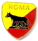 99-03-03-0037 Spille Roma Scudo Lupa Giallo Rosso CONFEZIONI.da n. 20 Pz.