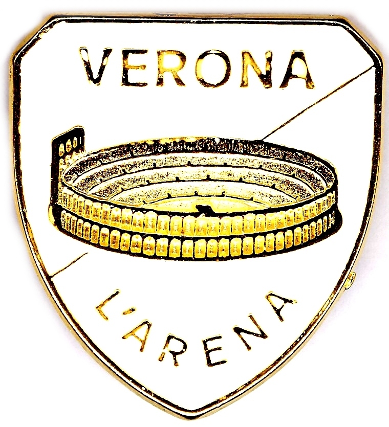 99-03-04-0101 Spille Verona Scudo Arena Bianco CONFEZIONI.da n. 20 Pz.