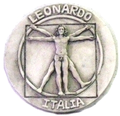 99-02-31-20101 Magneti Leonardo Resina Vitruviano Grigio CONFEZIONI da n.10 Pz.