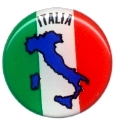99-08-01-1177 Adesivi Italia Tondo Lente mm.21 Stivale Italia CONF. da n.10 Pz.