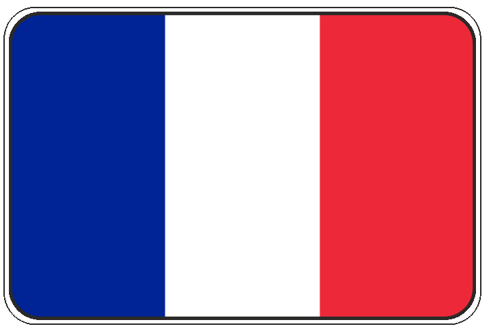 99-08-01-0713 Adesivi Bandiera Francia CONFEZIONI DA 10 PZ