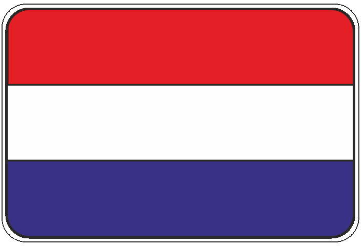 99-08-01-0725 Adesivi Bandiera Olanda CONFEZIONI DA 10 PZ