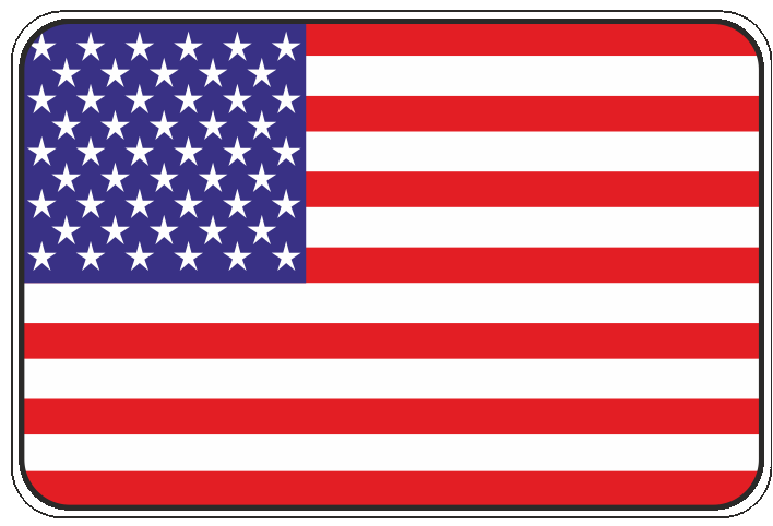 99-08-01-0741 Adesivi Bandiera U.S.A CONFEZIONI da n.10 Pz.