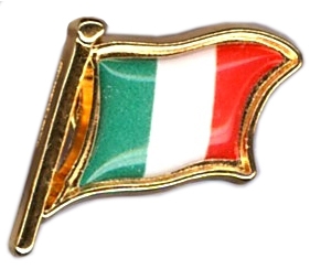 99-03-01-1201 Spille Bandiera Italia Lente CONFEZIONI da n.20 Pz.