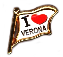 99-03-04-1210 Spille Verona Bandiera Lente I Love Verona CONFEZIONI.da n. 20 Pz.