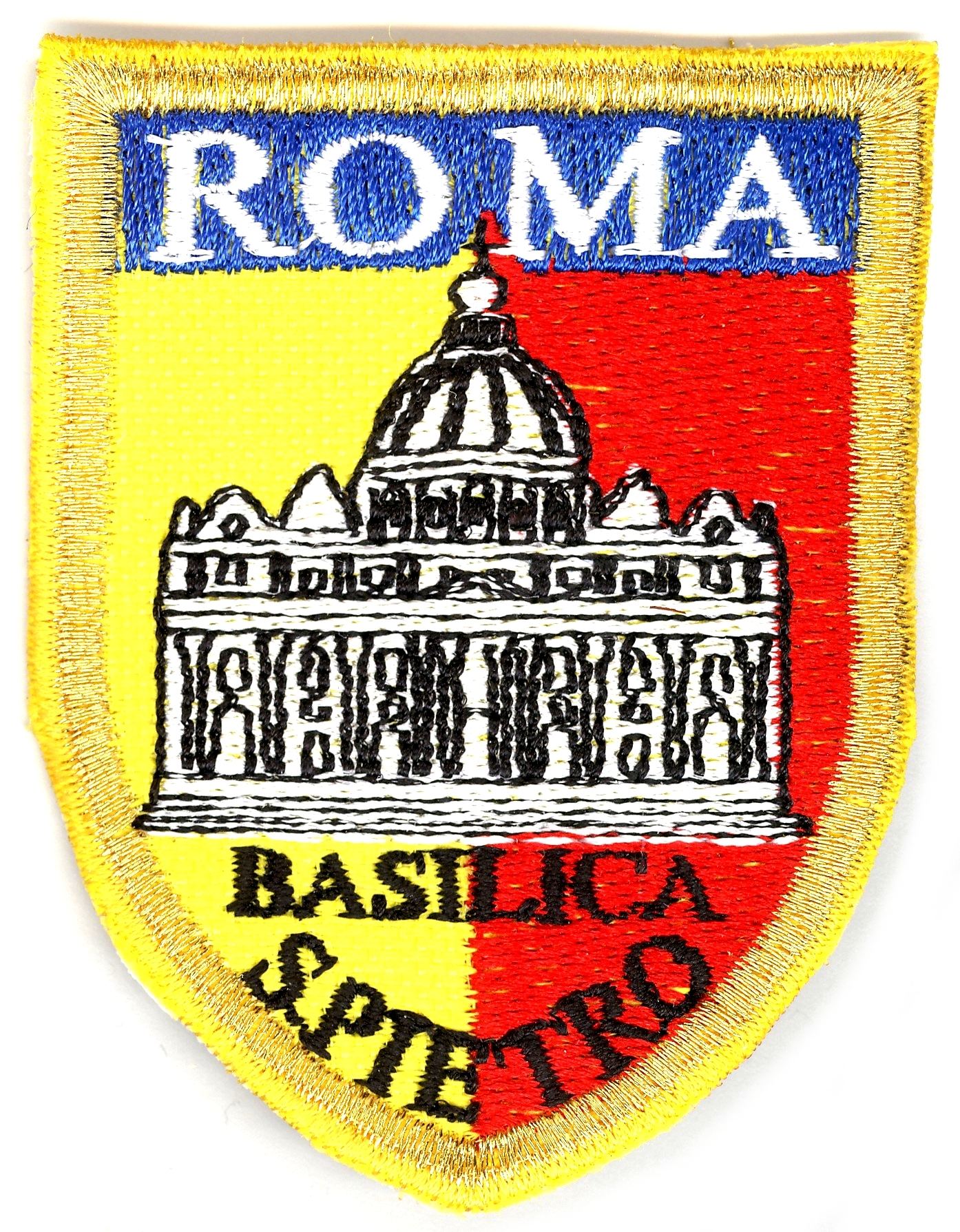 99-06-03-0005 Toppe Roma Scudo Giallo Rosso San Pietro CONFEZIONI da n.10 Pz.