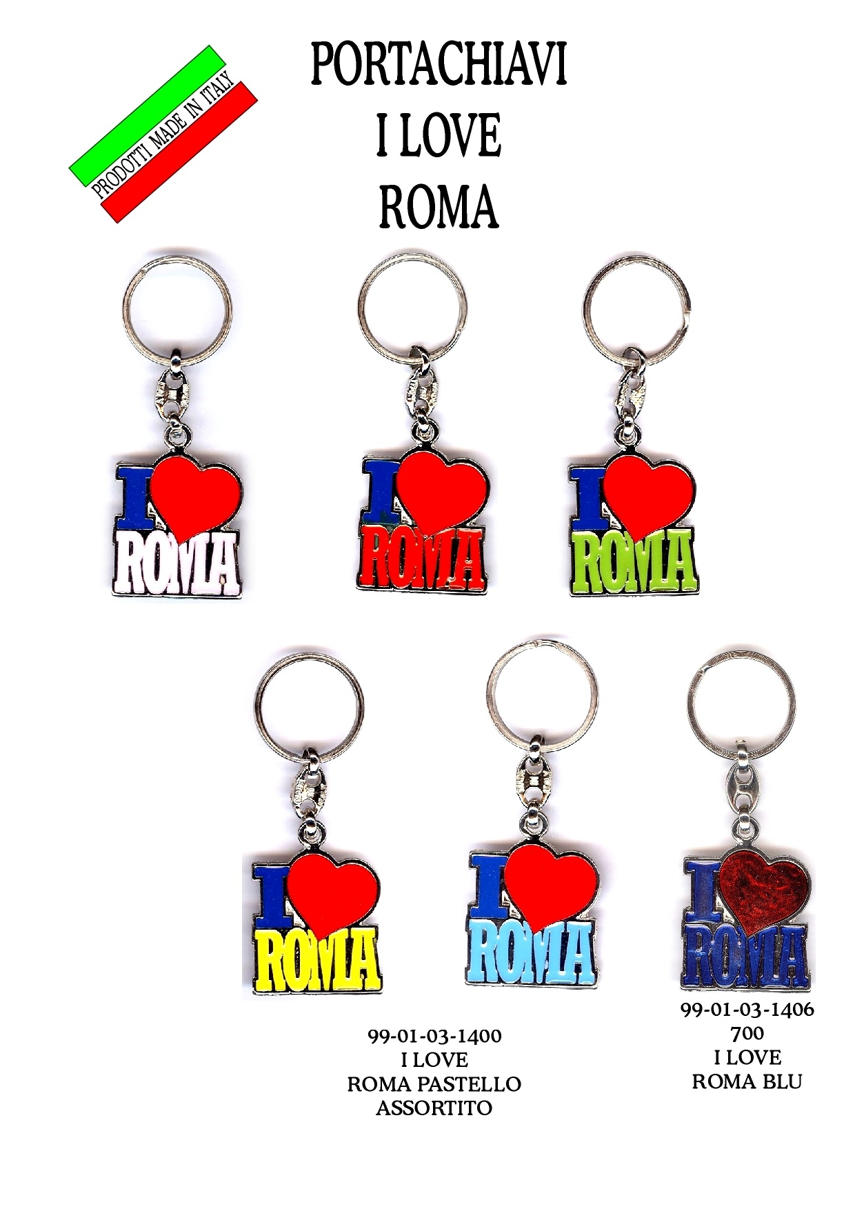 99-01-03-0000 Portachiavi Roma Catalogo Pag.11