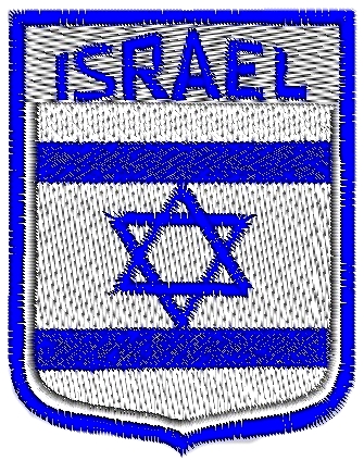 99-06-01-0059 Toppe Bandiere Israele CONFEZIONI da n.10 Pz.