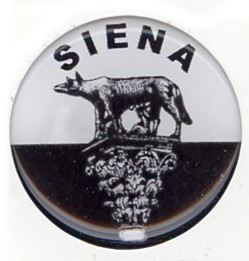 99-08-05-1218 Adesivi Siena Tondo mm 30 Lupa CONFEZIONI da n.10 Pz.