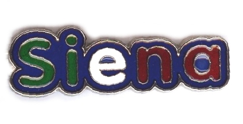 99-02-05-0715 Magneti Siena Scritta "SIENA" Tricolore CONFEZIONI da n.10 Pz.