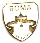 99-03-03-0021 Spille Roma Scudo San Pietro Bianco CONFEZIONI.da n. 20 Pz.