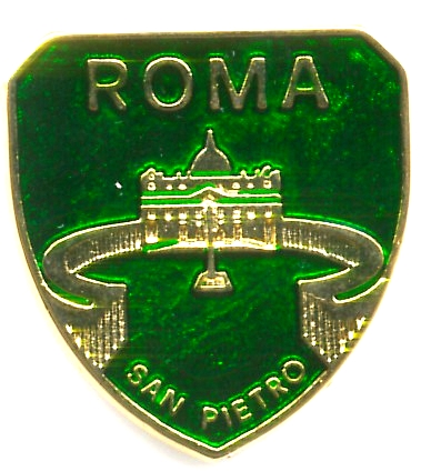 99-03-03-0025 Spille Roma Scudo San Pietro Verde CONFEZIONI.da n. 20 Pz.