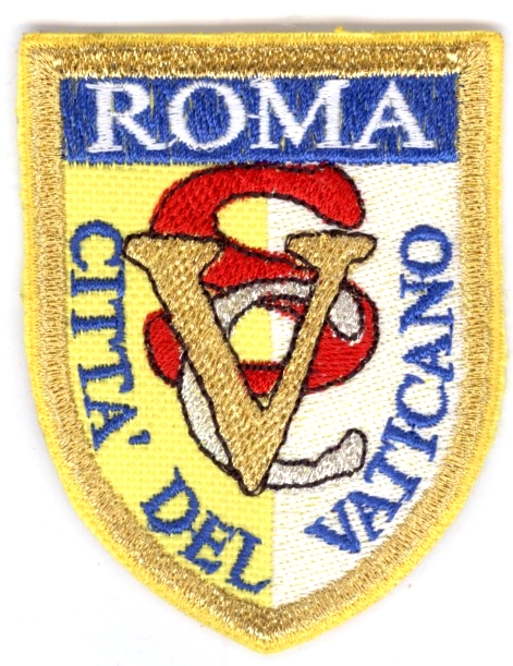 99-06-03-0006 Toppe Roma Scudo Citta' del Vaticano SCV Roma CONFEZIONI da 10 Pz.