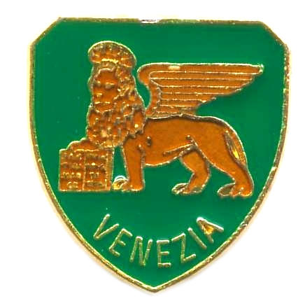 99-02-09-0015 Magneti Venezia Scudo Leone Verde CONFEZIONI da n.10 Pz.