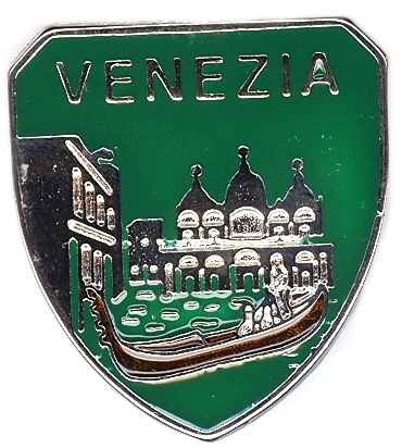 99-03-09-0025 Spille Venezia Scudo San Marco Verde CONFEZIONI da n.20 Pz.