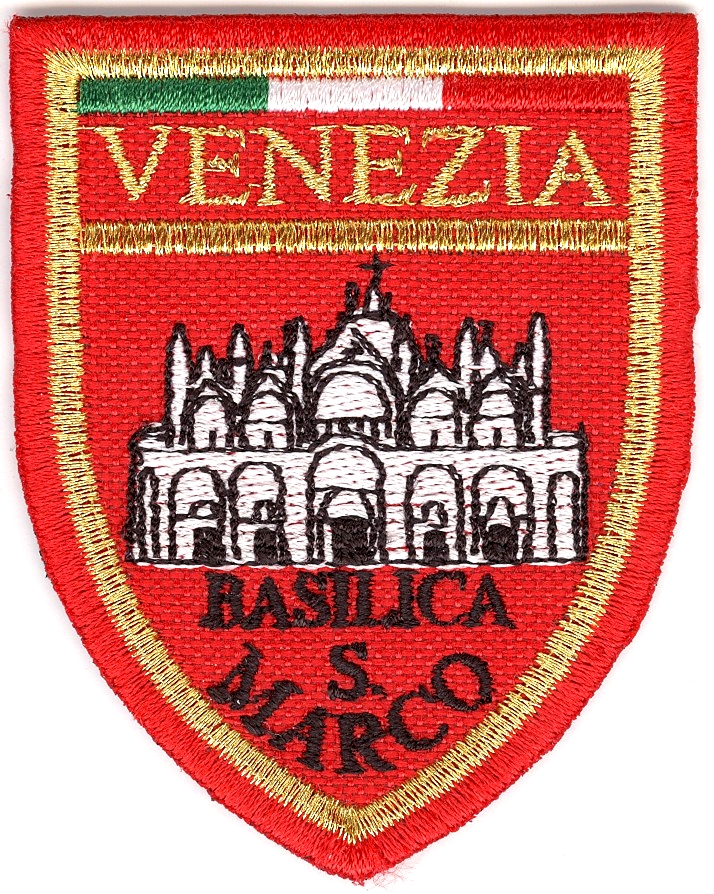 99-06-09-0052 Toppe Basilica di San Marco Rosso PREZZO Per 10 Pz.