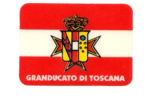 99-08-02-0816 Adesivi Granducato Tosc. Rettangolare CONFEZIONI da n.10 pz.