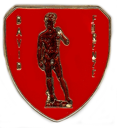 99-02-02-0043 Magneti Scudo David Rosso CONFEZIONI da n.10 Pz.