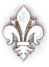 99-02-02-0051 Magneti Giglio Scontornato Bianco CONFEZIONI da n.10 Pz.