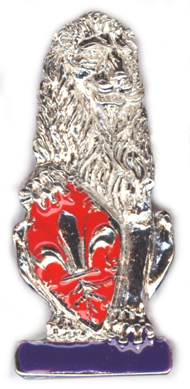 99-02-02-0064 Magneti Marzocco Scontornato Viola CONFEZIONI da n.10 Pz.