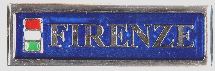 99-02-02-1606 Magneti Scritta Firenze Blu Lungo  CONFEZIONI da n.10 Pz.