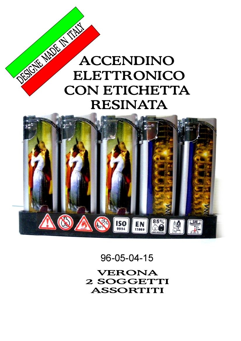 99-05-04-0015 Accendini Verona Gettabili Resina CONFEZIONI da 50 Pz.