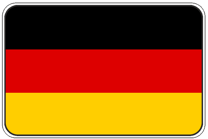 99-08-01-0714 Adesivi Bandiera Germania CONFEZIONI DA 10 PZ