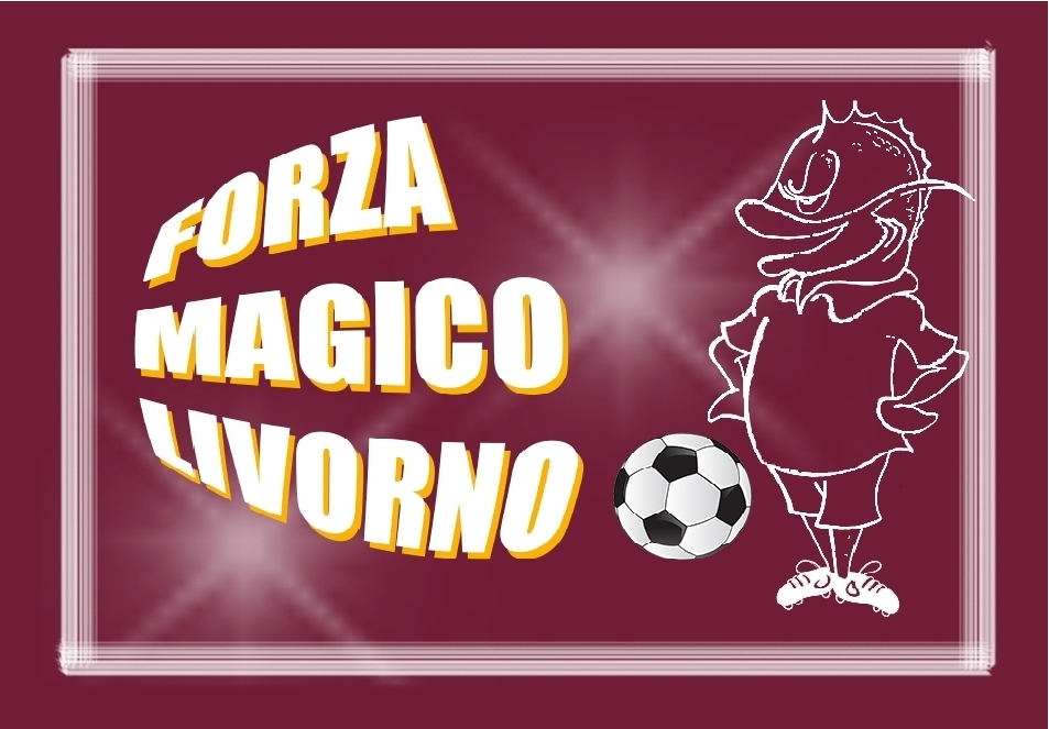 97-02-42-0011 Magneti Livorno Calcio Forza Magico Livorno CONFEZIONI da n.10 Pz.