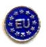 99-03-01-0029 Spille Europa Blu Tondo con EU e Stelle CONFEZIONI da n.20 Pz.