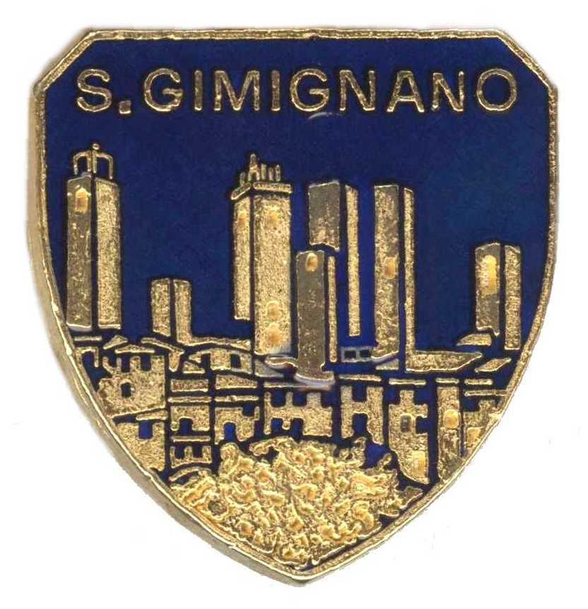 99-02-10-0016 Magneti San Gimignano Scudo Blu CONFEZIONI da n.10 Pz.
