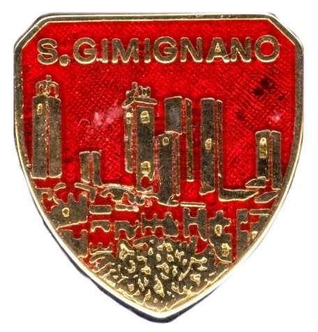 99-03-10-0013 Spille San Gimignano Scudo Rosso CONFEZIONI da n.20 Pz.