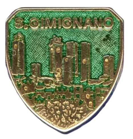 99-03-10-0015 Spille San Gimignano Scudo Verde CONFEZIONI da n.20 Pz.