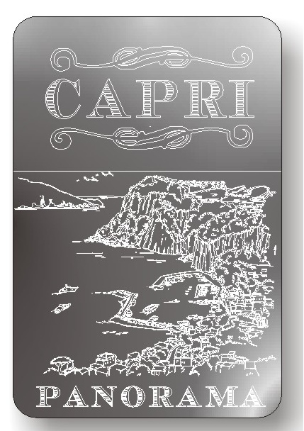 99-05-16-5031 Accendini Capri Benzina Laser Capri Panorama CONF. da n.12 Pz.