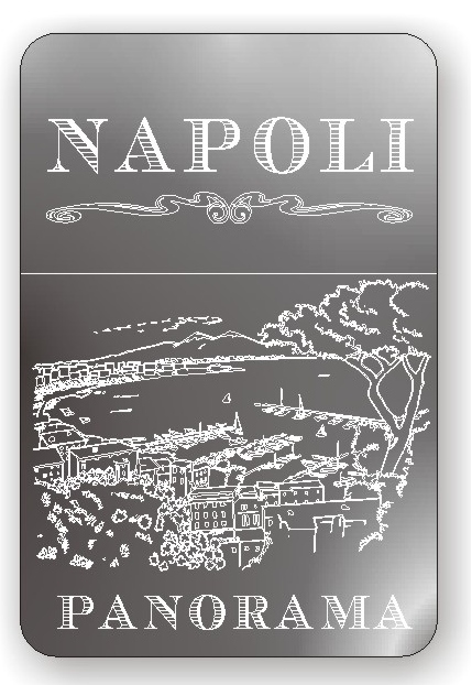 99-05-16-8031 Accendini Napoli Benzina Laser Napoli Panorama CONF. da n.12 Pz.