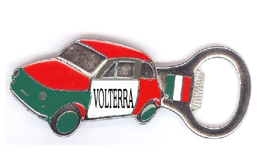 99-12-24-5001 Stappabottiglie Volterra Auto Tricolore CONFEZIONI da n.10 Pz.