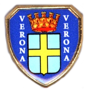 99-03-04-2651 Spille Verona Scudo Lente Stemma CONFEZIONI da n.10 Pz.