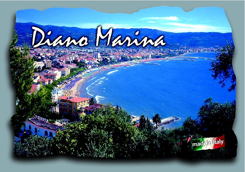 38-02-13-0007 Mattonella Liguria Resina Diano Marina Panorama CONFEZIONI da 10 
