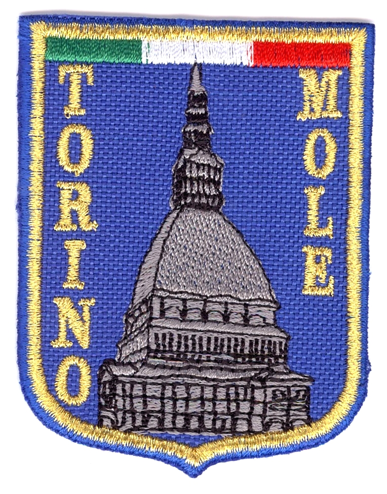 99-06-23-0012 Toppe Torino Scudo Blu Mole Antonelliana CONFEZIONI da n.10 Pz.