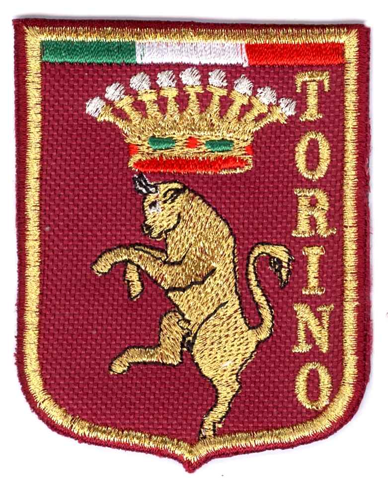 99-06-23-0023 Toppe Torino Scudo Bordo' Stemma Toro CONFEZIONI da n.10 Pz.