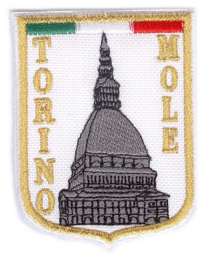  99-06-23-0011 Toppe Torino Scudo Bianco Mole Antonelliana CONFEZIONI da n.10 Pz