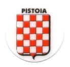 99-08-40-0836 Adesivi Pistoia Tondo 30 mm Stemma CONFEZIONI da n.10 Pz.