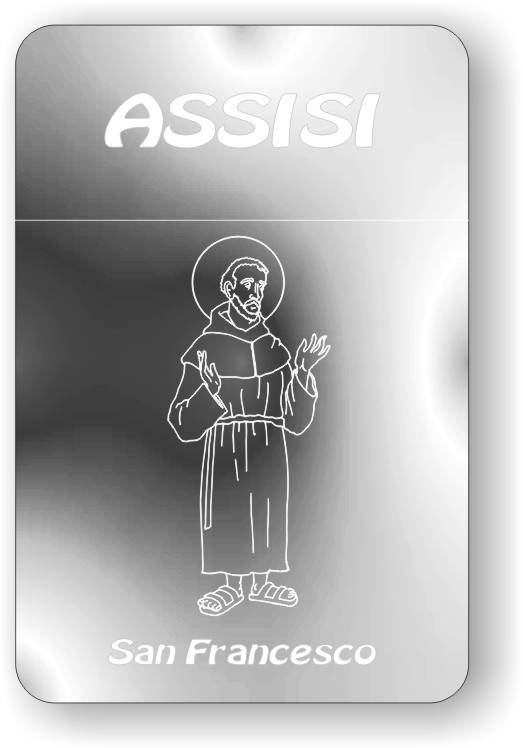 99-05-29-3501 Accendini Assisi S. Francesco Benzina Laser CONFEZIONI da n.12 Pz.