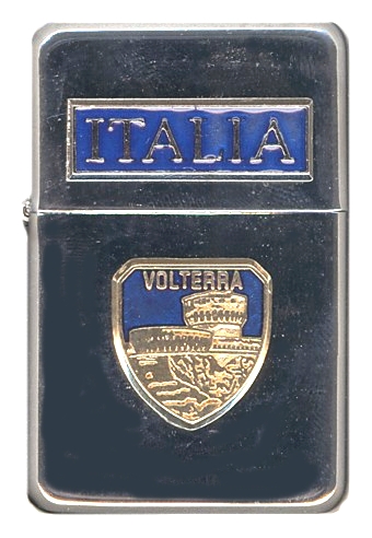 99-05-24-3616 Accendini Benzina Volterra con Spilla CONFEZIONI da n.12 Pz