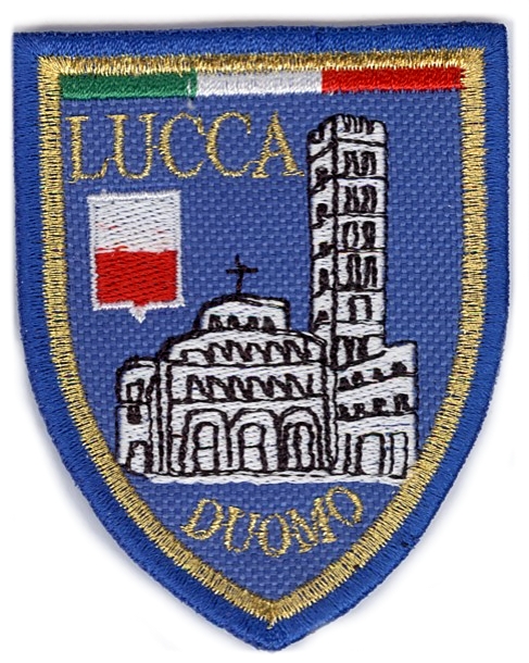 99-06-07-0026 Toppe Lucca Duomo Blu CONFEZIONI da n.5 Pz.