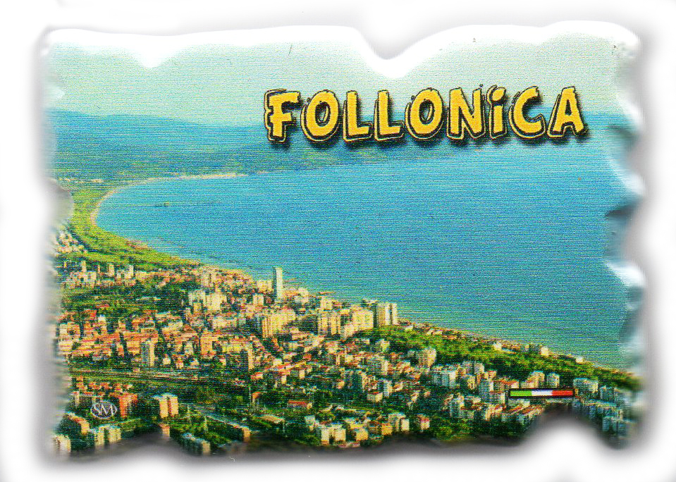 38-02-46-3012 Mattonella Resina Magnetica Follonica Panorama CONFEZIONI 10 Pz.