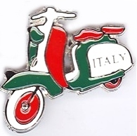 99-03-01-0019 Spille Italia Scooter Tricolore CONFEZIONI da n.20 Pz.