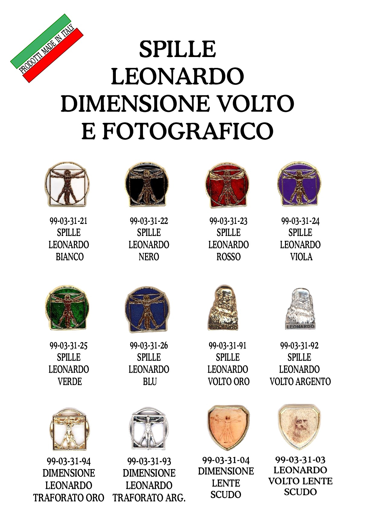 99-03-31-0000 Spille Vinci Catalogo