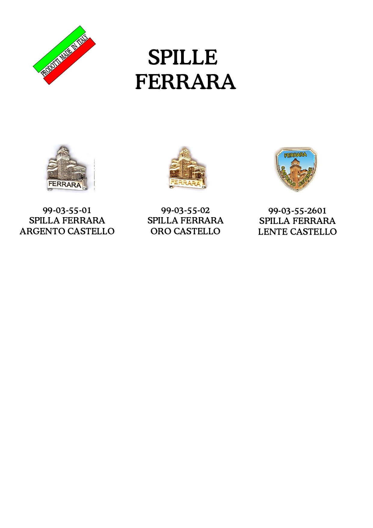 99-03-55-0000 Spille Ferrara Catalogo Pag.1